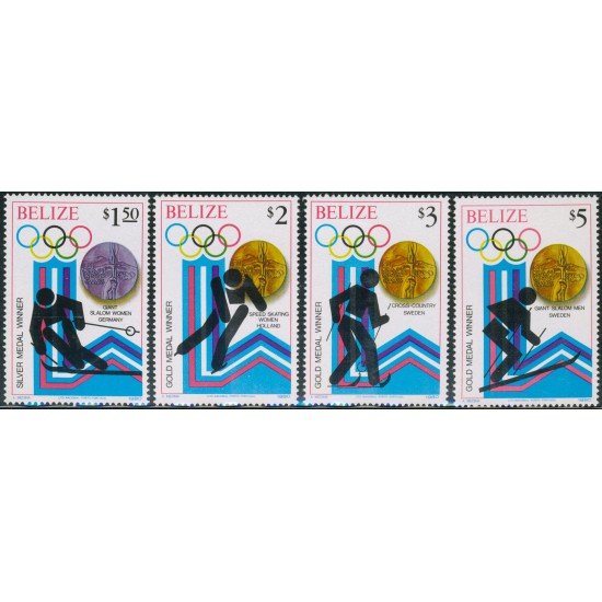 DEP2  Belize 487/94 + HB 20/21 deportes MNH