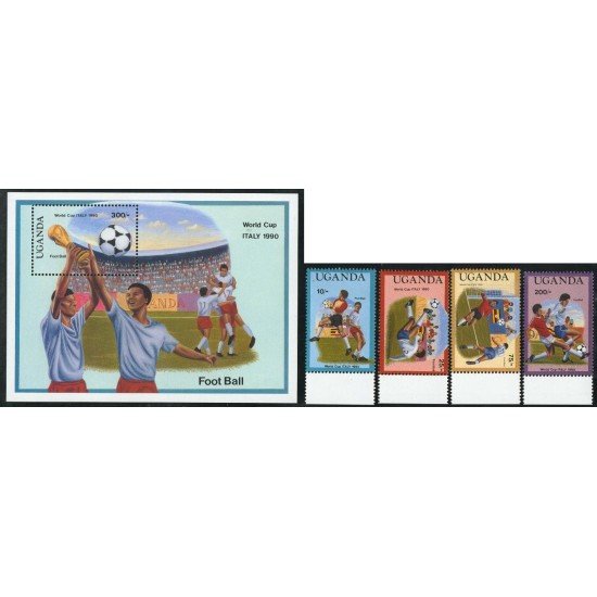 DEP2 Uganda 547/50 + HB 88 MNH DEP2 Uganda 547/50 + HB 88 MNH