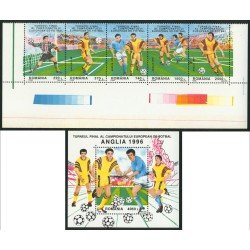 DEP2 Rumanía  Romania  Nº 4323/27 + HB 243  1996  MNH