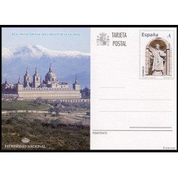 España Spain Entero postal ( tarjeta ) 178 2008 Patrimonio San Lorenzo Escorial Monegro