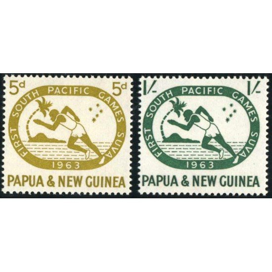 DEP2 Papúa y New Guinea 54/55 1963 MNH DEP2 Papúa y New Guinea 54/55 1963 MNH