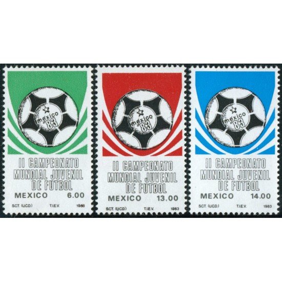 DEP2 México 1010/12 1983 II Campeonato Mundial Juvenil de Fútbol MNH