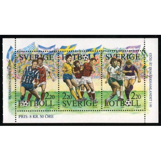 DEP2 Suecia Sweden HB 16 1988 Fútbol sueco MNH
