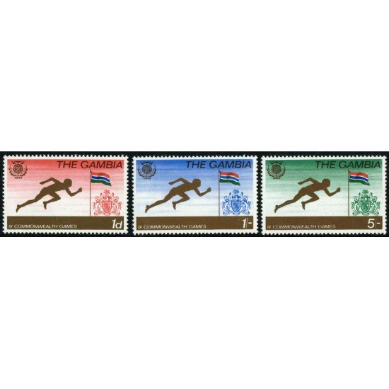 DEP2 Gambia 237/39 MNH DEP2 Gambia 237/39 MNH