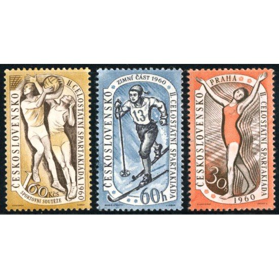DEP2 Checoslovaquía Czechoslovakia Nº 1059/61 1960 MNH DEP2 Checoslovaquía Czechoslovakia Nº 1059/61 1960 MNH