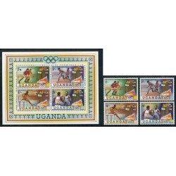 DEP2 Uganda 246/49 + HB 22 MNH