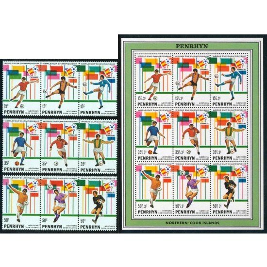 DEP2 Penrhyn 187/95 + HB 32 MNH DEP2 Penrhyn 187/95 + HB 32 MNH