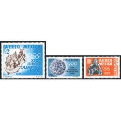 DEP2  Mexico A- 261/63 1965 XIX Juegos olímpicos MNH