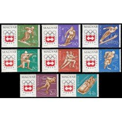 DEP1  Hungría Hungary  Nº 1606/13  1963  MNH