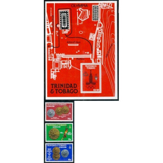 DEP3 Trinidad y Tobago 421/23 + HB 31 MNH DEP3 Trinidad y Tobago 421/23 + HB 31 MNH