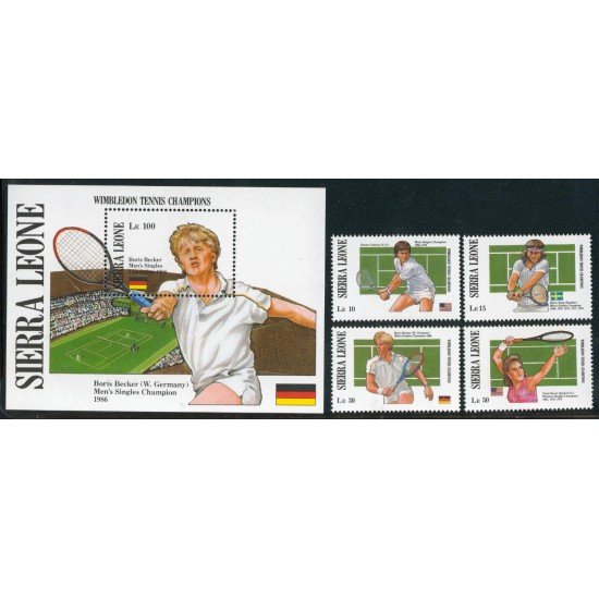 DEP3  Sierra Leona Sierra Leone Nº 831/34 + HB 65  MNH