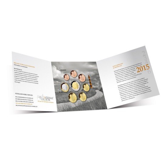  Monedas Euros Holanda Cartera 2015