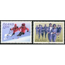 DEP3 Islandia Iceland 556/57 MNH