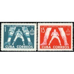 DEP3 Cuba 663/64 1963 IV Juegos Panamericanos Sao Paulo MNH