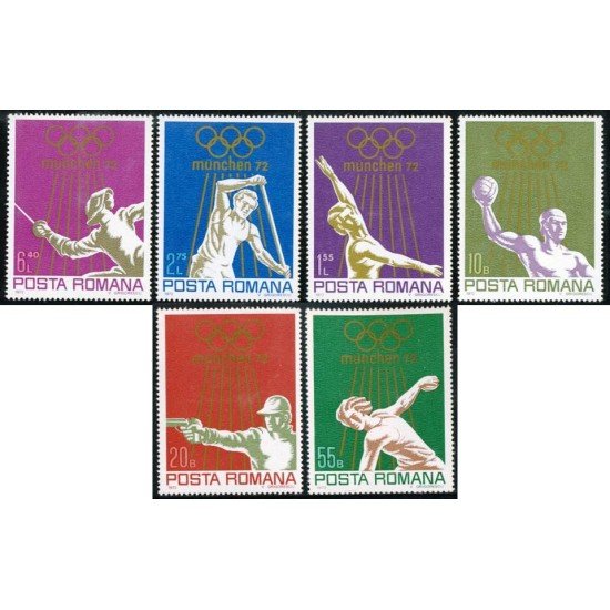 DEP3 Rumanía Romania Nº 2698/03 1972 MNH DEP3 Rumanía Romania Nº 2698/03 1972 MNH