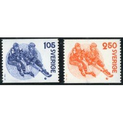 DEP3 Suecia Sweden 1035/36 1979 Hockey con pelota MNH DEP3 Suecia Sweden 1035/36 1979 Hockey con pelota MNH