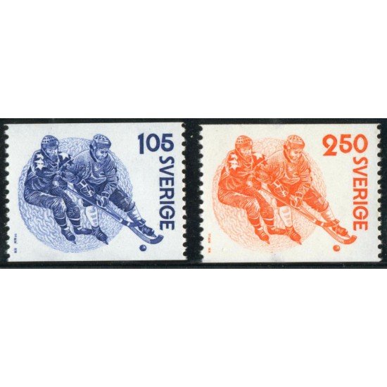 DEP3  Suecia Sweden 1035/36 1979 Hockey con pelota MNH