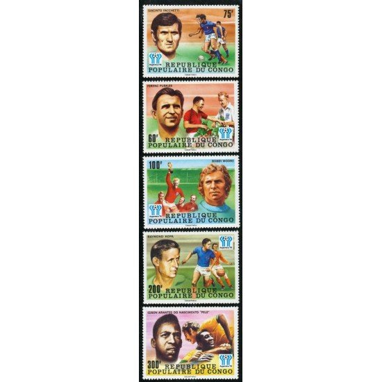 DEP4  Congo francés Nº 486/90  MNH