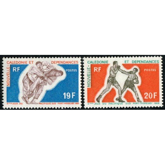 DEP4  Nueva Caledonia New Caledonia Nº 361/62  1969