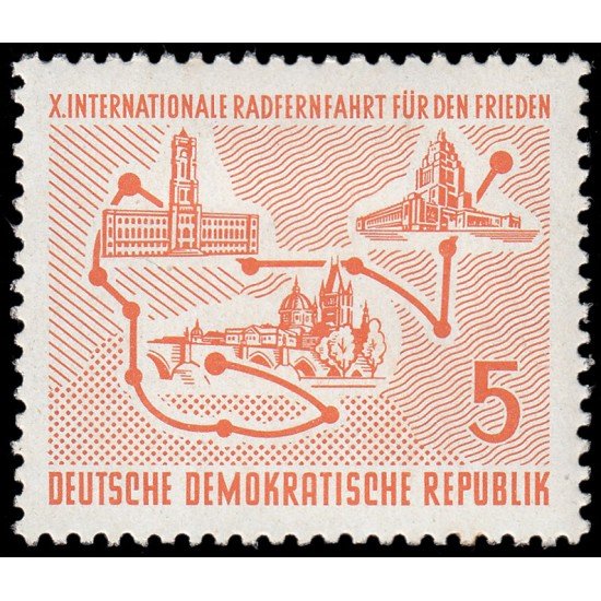 DEP4 Alemania Oriental Germany Nº 293 1957 MNH DEP4 Alemania Oriental Germany Nº 293 1957 MNH