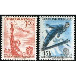 DEP4  Checoslovaquía  Czechoslovakia Nº 790/91  1955   MNH