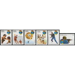 DEP4  Cuba   Nº 2022/25 + A 162/63  1977  MNH