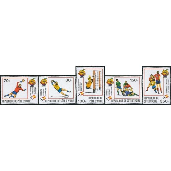 DEP4 Costa de Marfil Ivory Coast Nº 583/87 MNH DEP4 Costa de Marfil Ivory Coast Nº 583/87 MNH