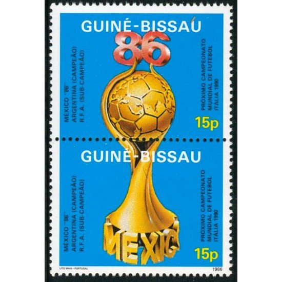 DEP4 Guinea Bissau 393/94 1986 MNH DEP4 Guinea Bissau 393/94 1986 MNH