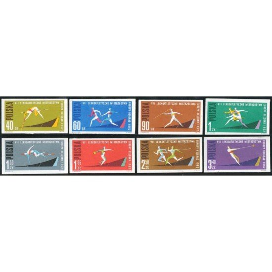 DEP4 Polonia Poland Nº 1198/05 SIn dentar 1962 MNH DEP4 Polonia Poland Nº 1198/05 SIn dentar 1962 MNH