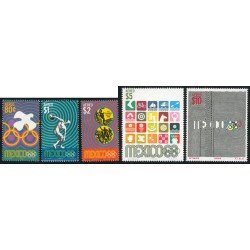 DEP4 Mexico A- 292/96 1968 Juegos Olímpicos en Mexico MNH
