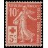 France Francia 147 Cruz Roja Red Cross Semeuse 1914 MNH