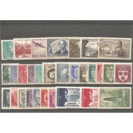 Francia France 1942 Año Completo MNH Francia France 1942 Año Completo MNH
