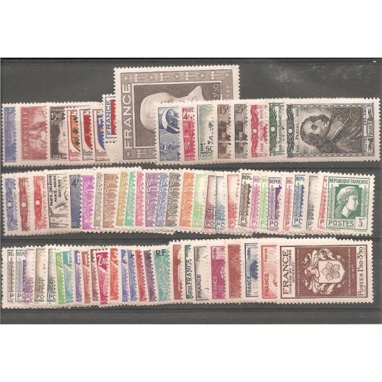Francia France 1944 Año Completo MNH Francia France 1944 Año Completo MNH