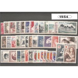 Francia France 1954 Año Completo MNH Francia France 1954 Año Completo MNH