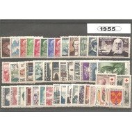 Francia France 1955 Año Completo MNH Francia France 1955 Año Completo MNH