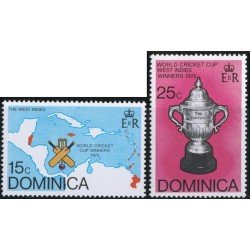 DEP2  Dominica  Nº 485/86  1975   MNH