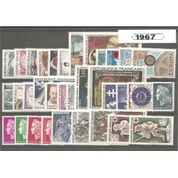 Francia France 1967 Año Completo MNH Francia France 1967 Año Completo MNH