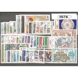 Francia France 1976 Año Completo MNH