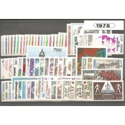 Francia France 1978 Año Completo MNH