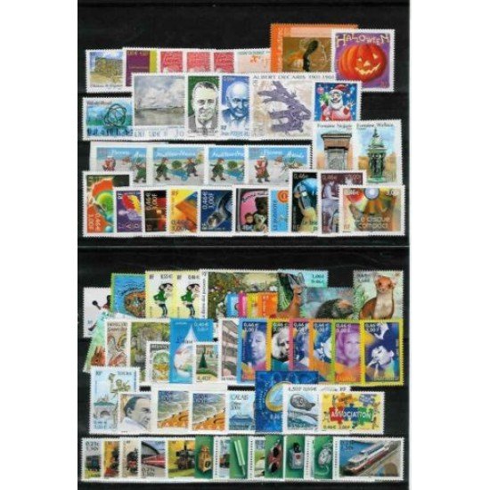 Francia France 2001 Año Completo MNH Francia France 2001 Año Completo MNH