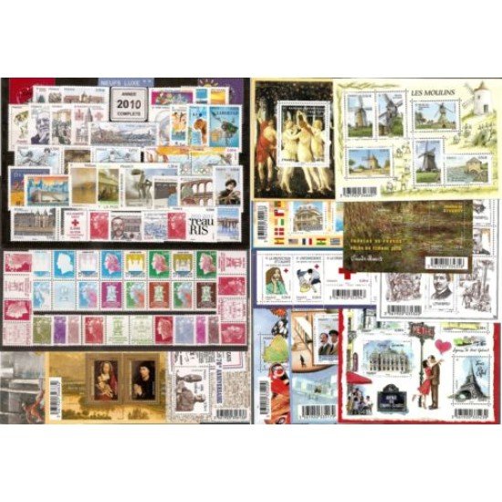 Francia France 2010 Año Completo MNH