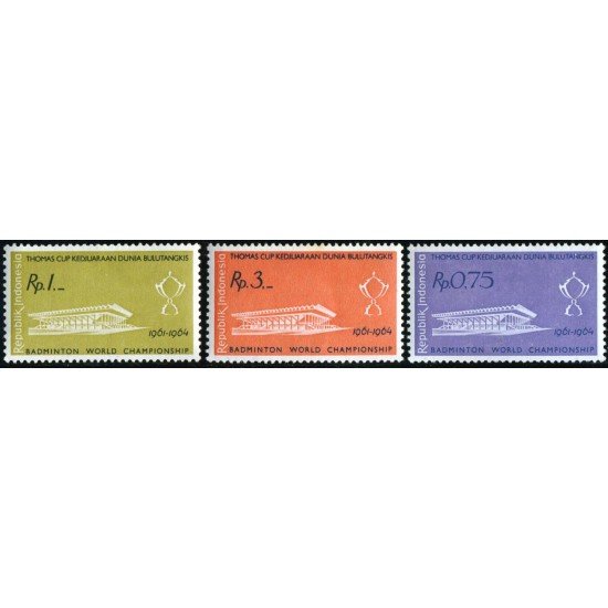 BA2/DEP4 Indonesia 246/48 1964 MNH BA2/DEP4 Indonesia 246/48 1964 MNH