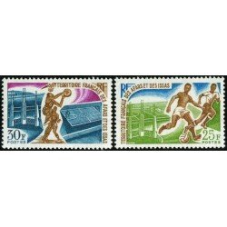 DEP4 Afars y Issas 334/35 fútbol MNH DEP4 Afars y Issas 334/35 fútbol MNH