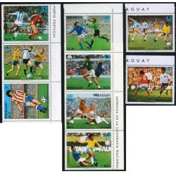 DEP5 Paraguay 1682/88 + 813/14 1979 Copa del mundo de fútbol MNH DEP5 Paraguay 1682/88 + 813/14 1979 Copa del mundo de fútbol MNH