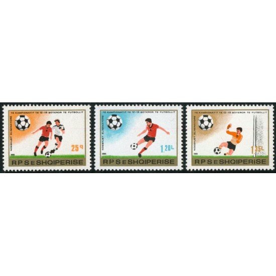 DEP5  Albania  Nº 1888/90   Deportes fútbol MNH