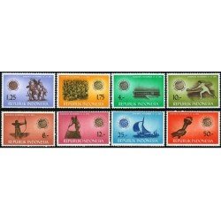 DEP5 Indonesia 351/58 1963 MNH DEP5 Indonesia 351/58 1963 MNH