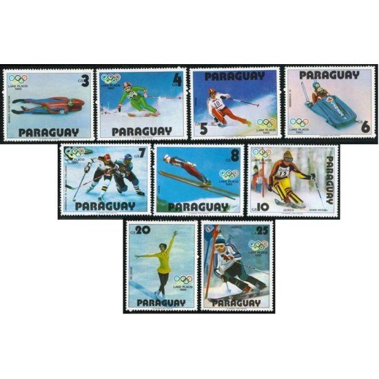 DEP5 Paraguay 1734/40 + A 830/31 1979 Juegos olímpicos de invierno MNH DEP5 Paraguay 1734/40 + A 830/31 1979 Juegos olímpicos de invierno MNH