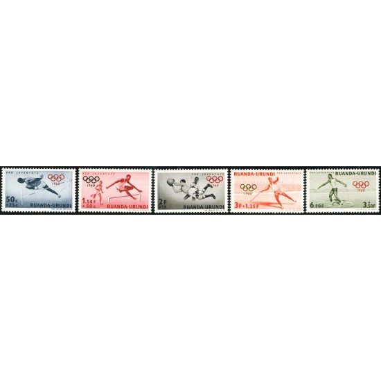 DEP5 Ruanda Rwanda Nº 219/23 MNH DEP5 Ruanda Rwanda Nº 219/23 MNH
