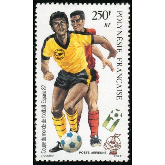 DEP5 Polinesia Francesa  French Polynesia  Nº A 168 Futbol football España 82  MNH