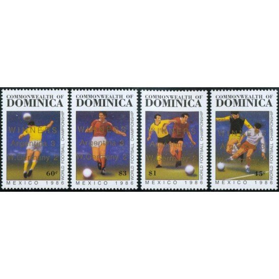 DEP5 Dominica Nº 918/21 1986 MNH DEP5 Dominica Nº 918/21 1986 MNH